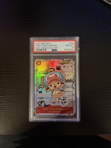 Tony Tony.Chopper (Manga) graded PSA 10 for sale on eBay