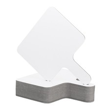 24Pcs Dry Erase Answer Paddles Handheld Double Sided 10x8 Inch