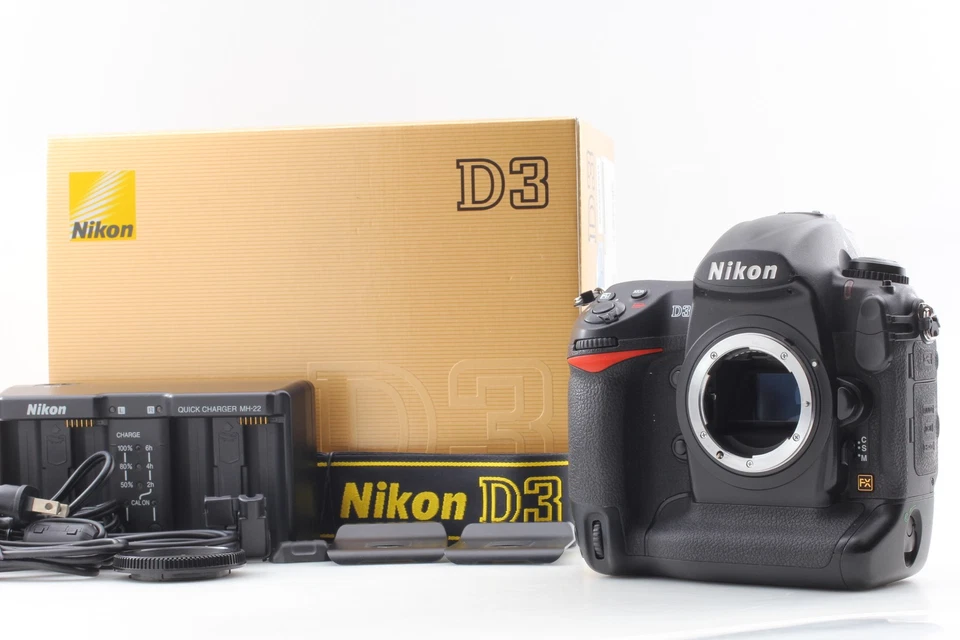 SC40516 [MINT in Box] Nikon D3 12.1MP Digital SLR Camera Body Black From JAPAN - Image 3 of 4