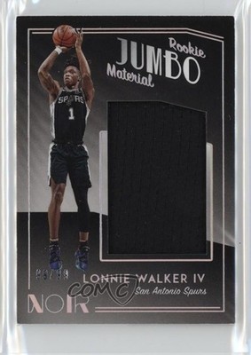 2018-19 Panini Noir Rookie Jumbo Material 99/99 Lonnie Walker IV #RJ-LW4 RC 2t8