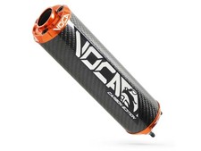 Endschalld&auml;mpfer VOCA Carbon - CNC Endkappe orange