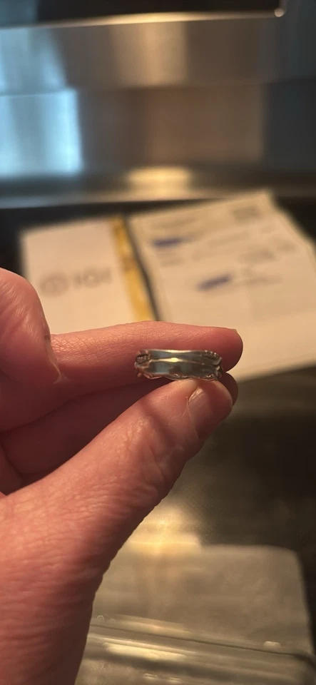 Anillo de diamantes en forma de pera de 1,52 con 0,82 en boda. Foto 3 de 4