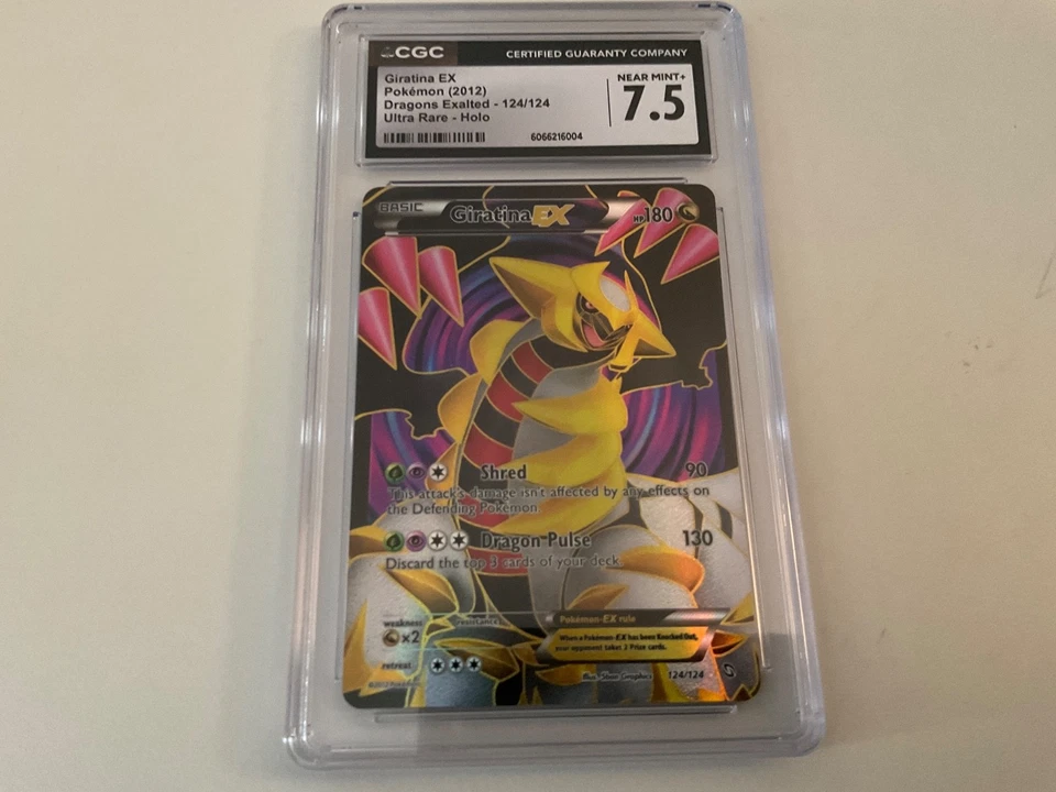 CGC 7.5 NM+ Giratina EX (124 Full Art) 124/124 Dragons Exalted Full Art English - Image 1 of 2