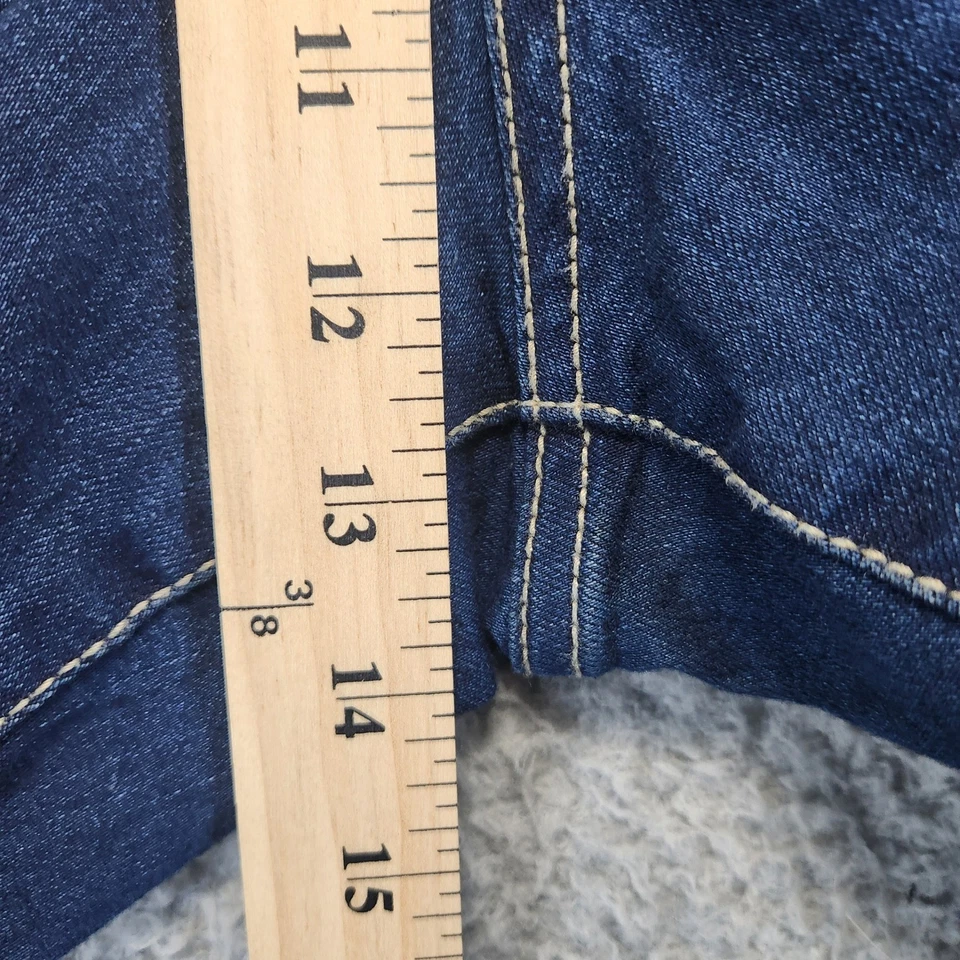 Pure Energy Boot Cut Jeans Womens 22W (Fits 42x31) Dark Wash High Rise Casual - Image 3 of 4