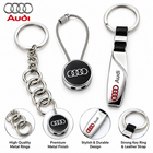 Metal Keyring Car Keychain 3D Emblem Badge Style, For Audi Models UK
