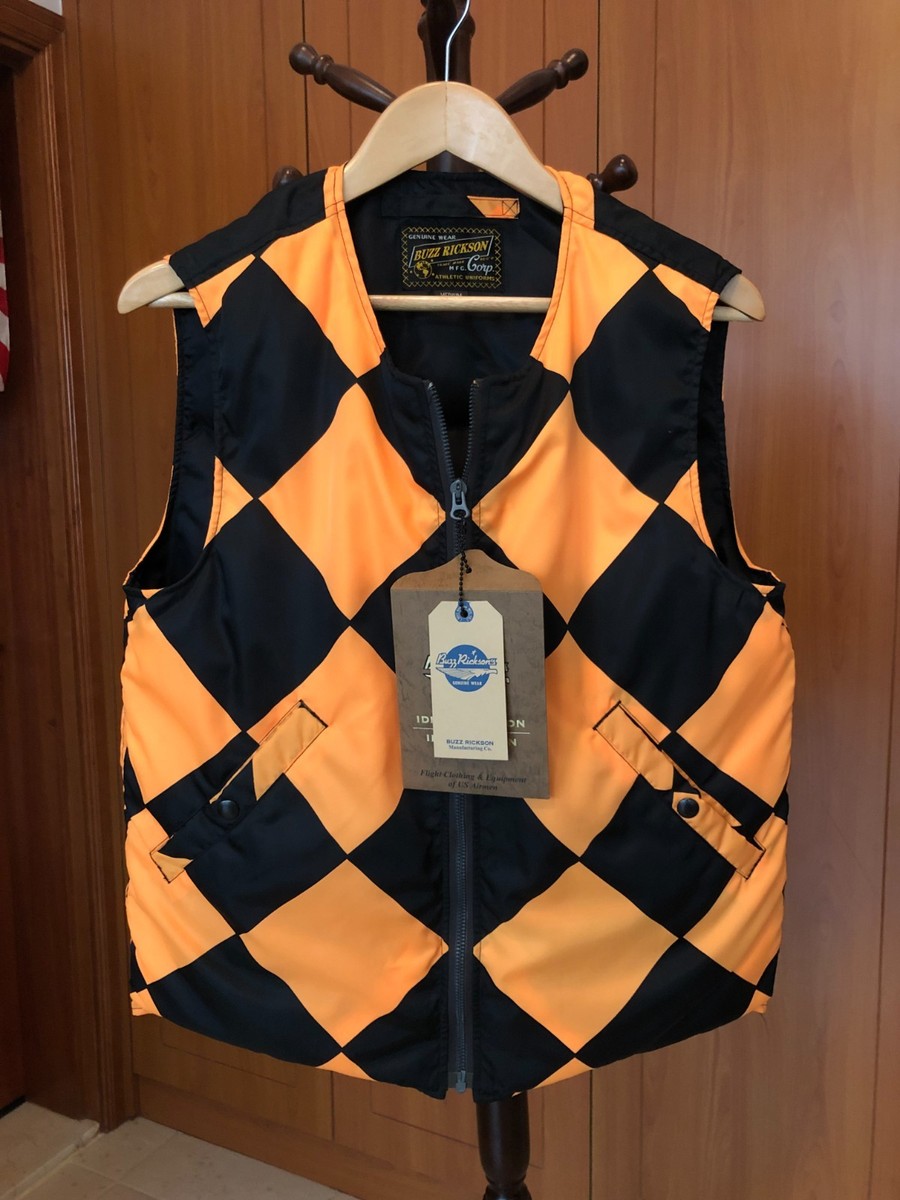 USAF 1950s Line Crewman high visibility vest by Buzz Rickson's