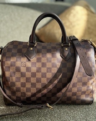 Louis Vuitton Speedy 35 Bandouliere Damier + Rechnung/Organizer/Schulterriemen