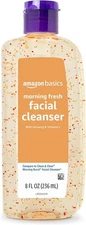 Amazon Brand - Solimo Morning Fresh Facial Cleanser with 8 Fl Oz (Pack of 1) 