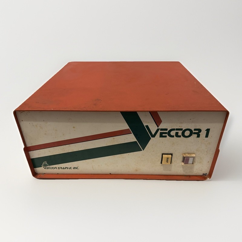 Untested  As Is Part Vintage Vector Graphic Vector 1 S-100 Computer Orange 1977