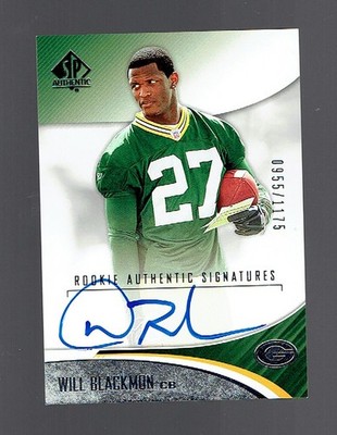 Will Blackmon  2006 Upper Deck SP Authentic Autograph #223 Auto Rookie 955/1175