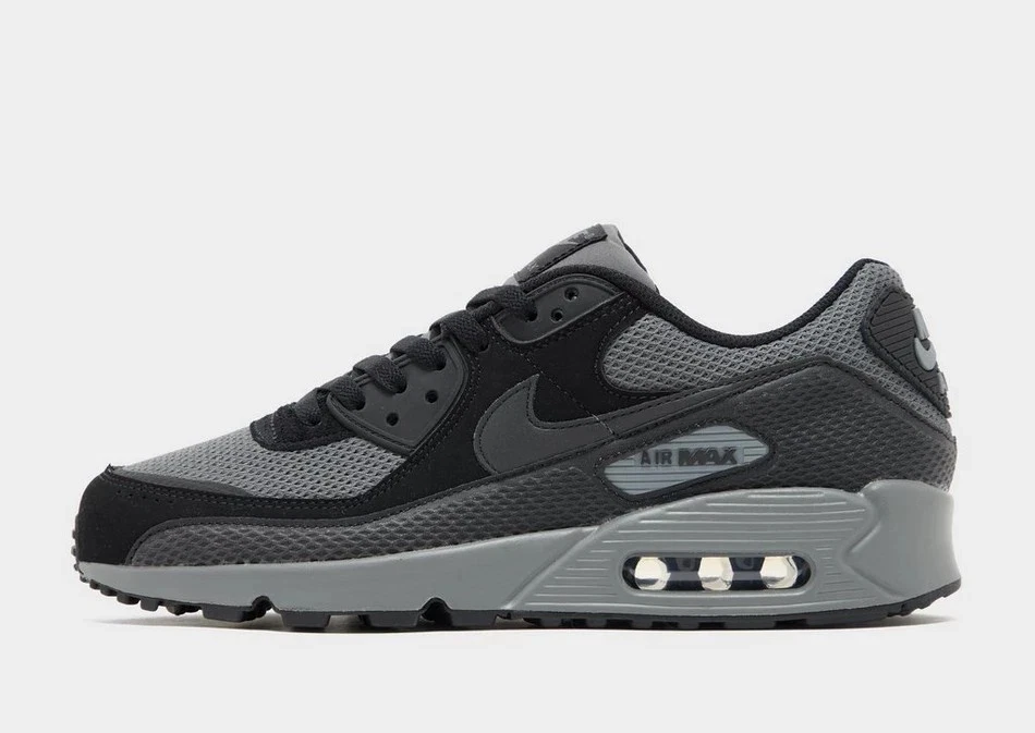 Nike Air Max 90 Premium Men's Trainers in Black Shoes