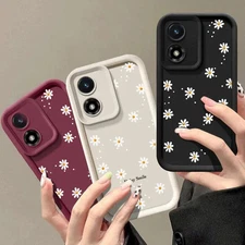 Floral Matte Silicone Phone Case Compatible with Motorola Moto G84 G53 G22
