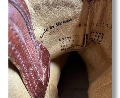 Caborca boots Leather Booties Brown Women Size 6.5 - Picture 5 of 6