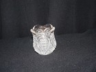 Fancy Loop  Toothpick holder worn gold #1205 Heisey Glass Company 1898 EAPG — photo 2