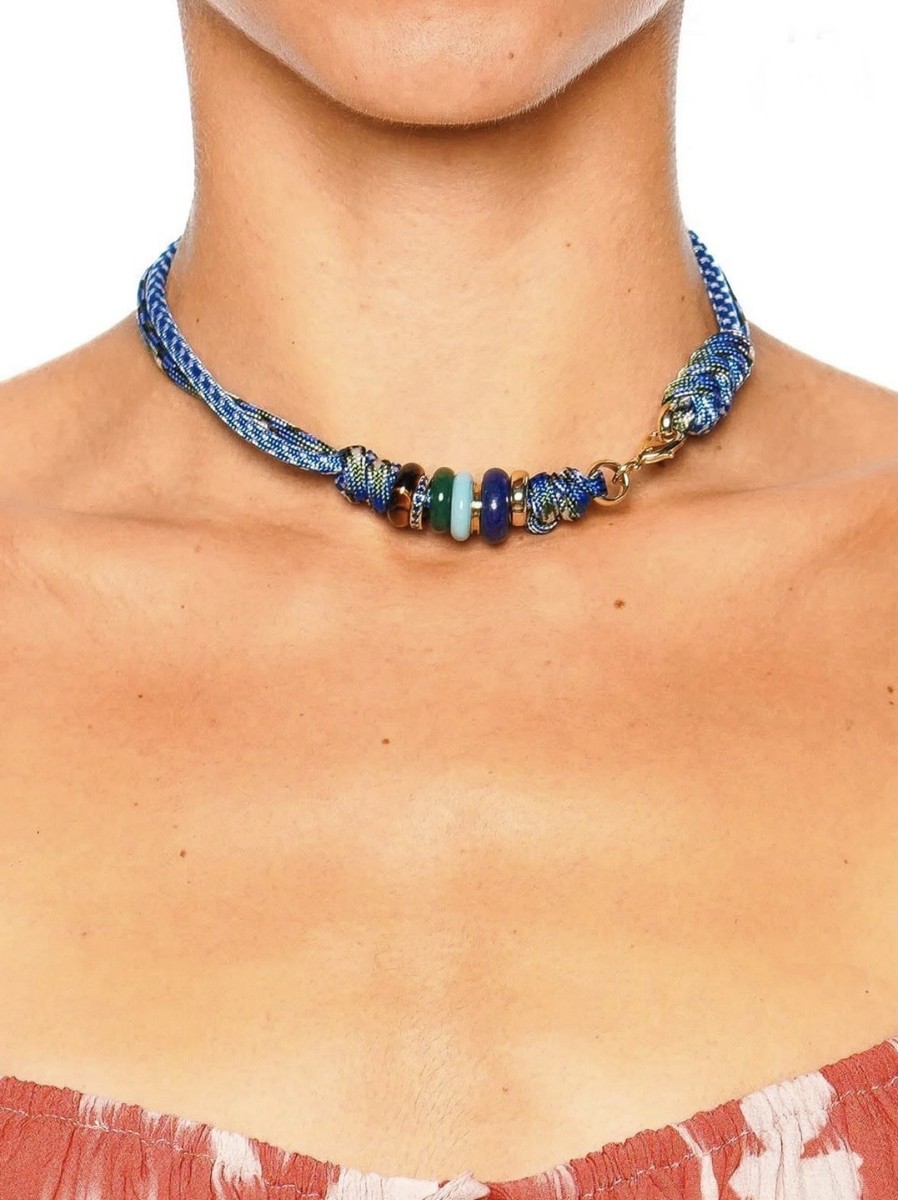 ROXANNE ASSOULIN The Super Size Happy Cord Necklace Without Charm