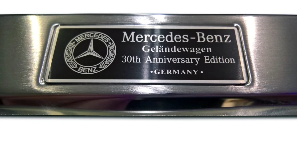 Alféizares de puerta LED clase G cromados W463 Mercedes-Benz estilo G Wagon G63 G500 G65 5 piezas Foto 3 de 4