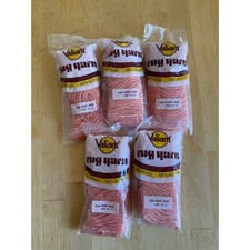 Valiant Rug Yarn 5 Packs 6154 Light Rust 100 Acrylic 320 Pieces Each Latch Hook