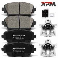 2x Bremssattel 4x Bremsbeläge Vorne Ø280mm für Nissan Almera Tino V10 Primera