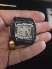 CASIO W-201 Illuminator Classic Digital Black Watch Water Resistant 50 Meters