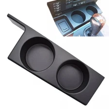 Double Cup Holder Center Front Console For BMW E39 525i 528i 530i M5 4Door Black