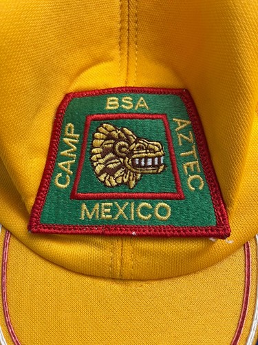 BSA Camp Aztec Mexico Patch on cap | eBay
