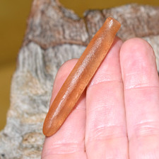 Ancient African Neolithic Hand Carved Stone Piercing Plug / Hair Pin Decoration
