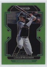 2022 Panini Prizm Draft Picks Lime Green Prizm 48/75 Logan Wagner #PDP195 6k2