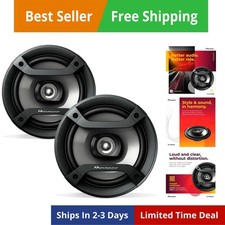 Serie F TS-F1634R Coppia Altoparlanti 6,5” 2 Vie – 200W Max, Suono Bilanciato + Smoo...