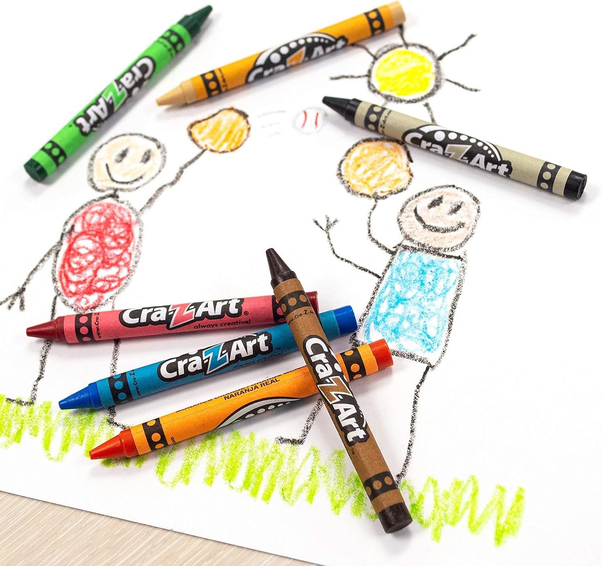 Cra-Z-Art 96ct Crayons in Flip-Top Box with 96 Count (Pack of 1