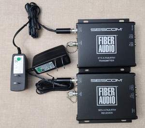 Sescom SES-X-FA2LRT01 2-Channel RCA Audio Fiber Extender