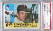 1960 Topps Eddie Bressoud #253 PSA 6 2d2