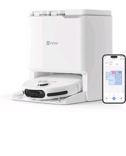 EZVIZ RS20 Pro Robot Vacuum Cleaner Auto All in One Station, 7200Pa, Hot Water M