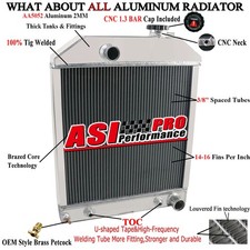 3 Row Radiator FOR Ford New Holland 5000 5100 5200 5600 6600 6600C 7700 531 535.