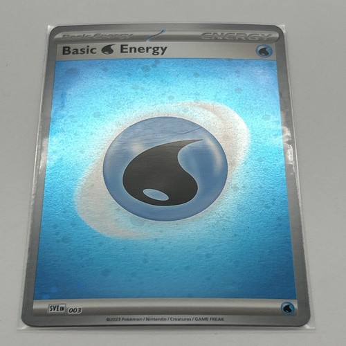 SVE003 Basic Water Energy Cosmos Holo Pokemon - Picture 2 of 3