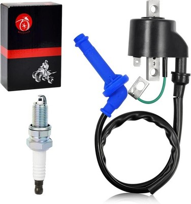 Ignition Coil and Spark Plug Wire Cap & Spark Plug for HONDA CRF 450 CRF 450R CR