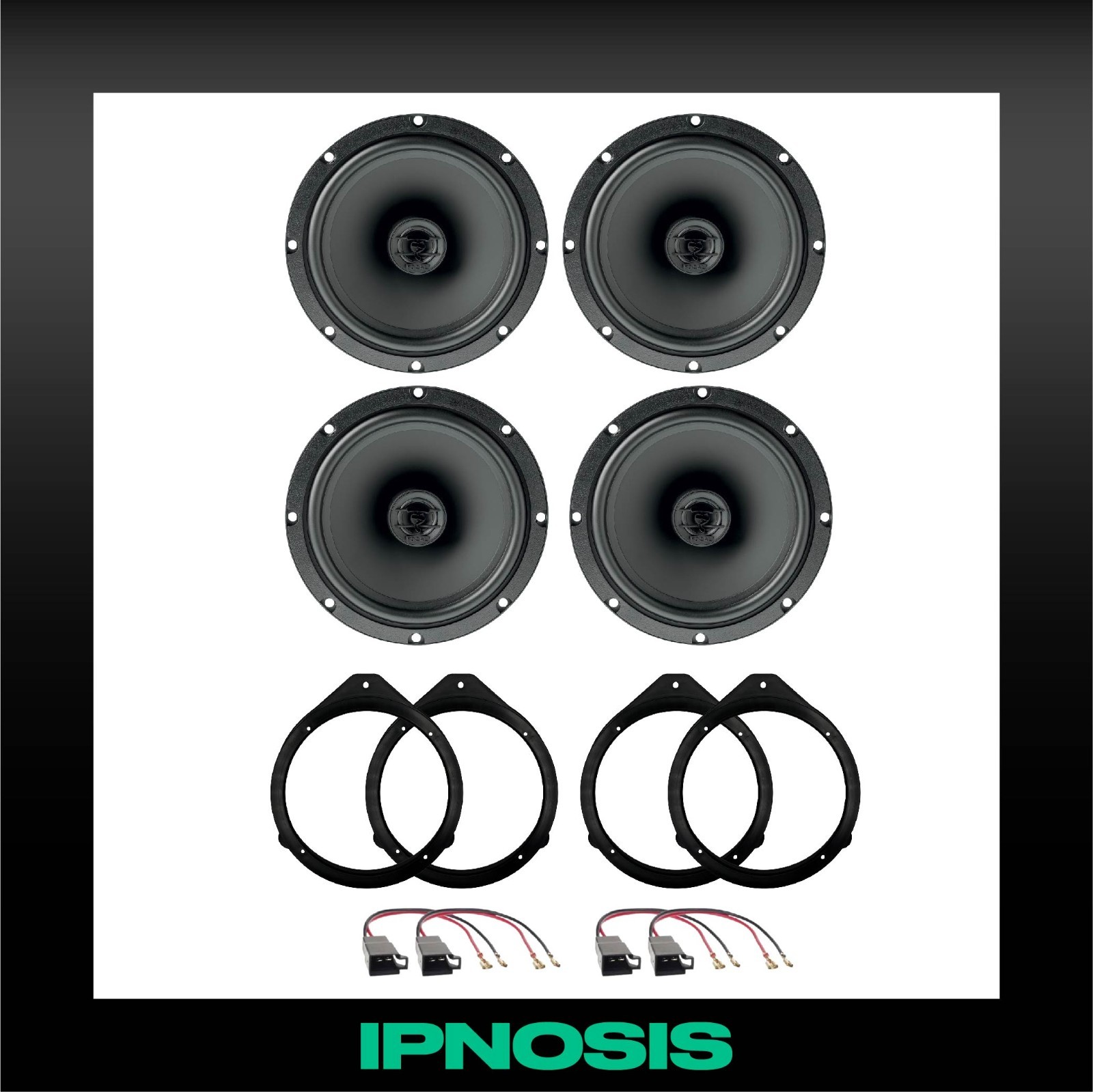 Kit 4 casse FOCAL ACX 165 da 16,5 Audi A3 04-12 A4 B6, B7 01-08+Sup Ant+Post+Con