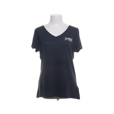 Tommy Hilfiger Jeans, Top, Größe: M, Blau, Baumwolle/Polyester, Print #No9