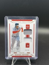 2019 Panini National Treasures - Game Gear Material Duals Rafael Devers #GGM-RD
