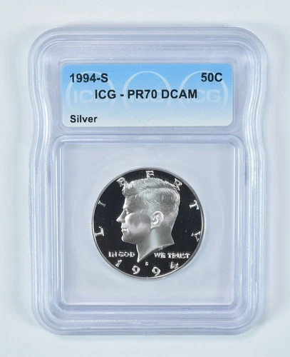 1994-S Kennedy Half Dollar Silver PR70 DCAM ICG *3193