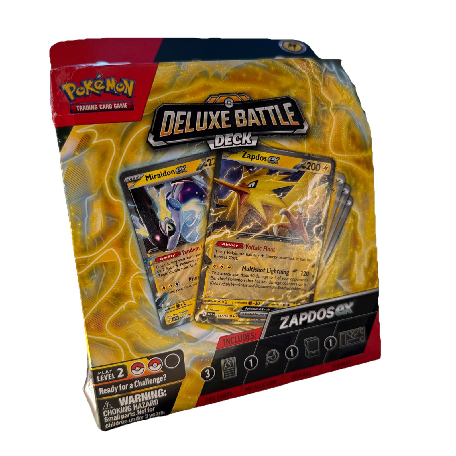 Pokemon TCG: Zapdos EX Deluxe Battle Deck Box Has Dents