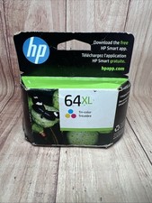 HP 64XL Color Ink Cartridge New Genuine 8-2026