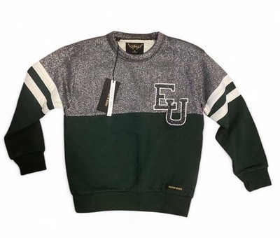 Finger in The Nose Kids Collegiate Sweater EU Green and Silver New