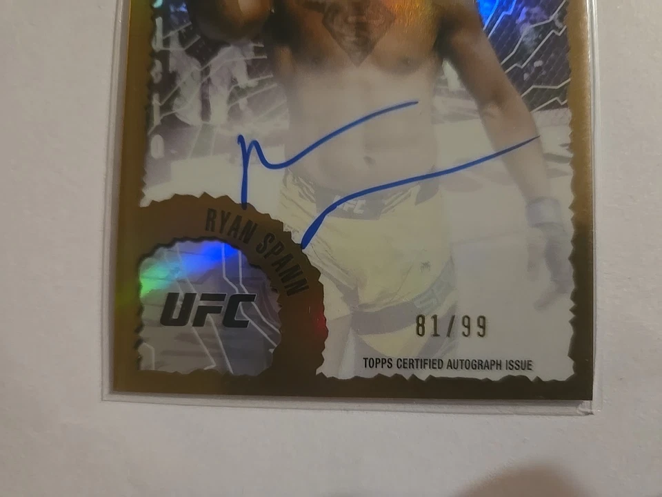 UFC Auto #'d /99 - Ryan Spann UFC Finest Intimidators  - Image 2 of 3