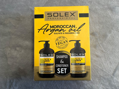 Solex Moroccan Argan Oil Shampoo and Conditioner Set two 500 ml (16.9 fl. oz.)
