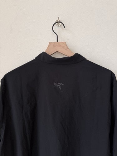 Arc'teryx Skyline Long Sleeve Black Snap Button Up Field Shirt Mens XL UPF 45 - Picture 4 of 4