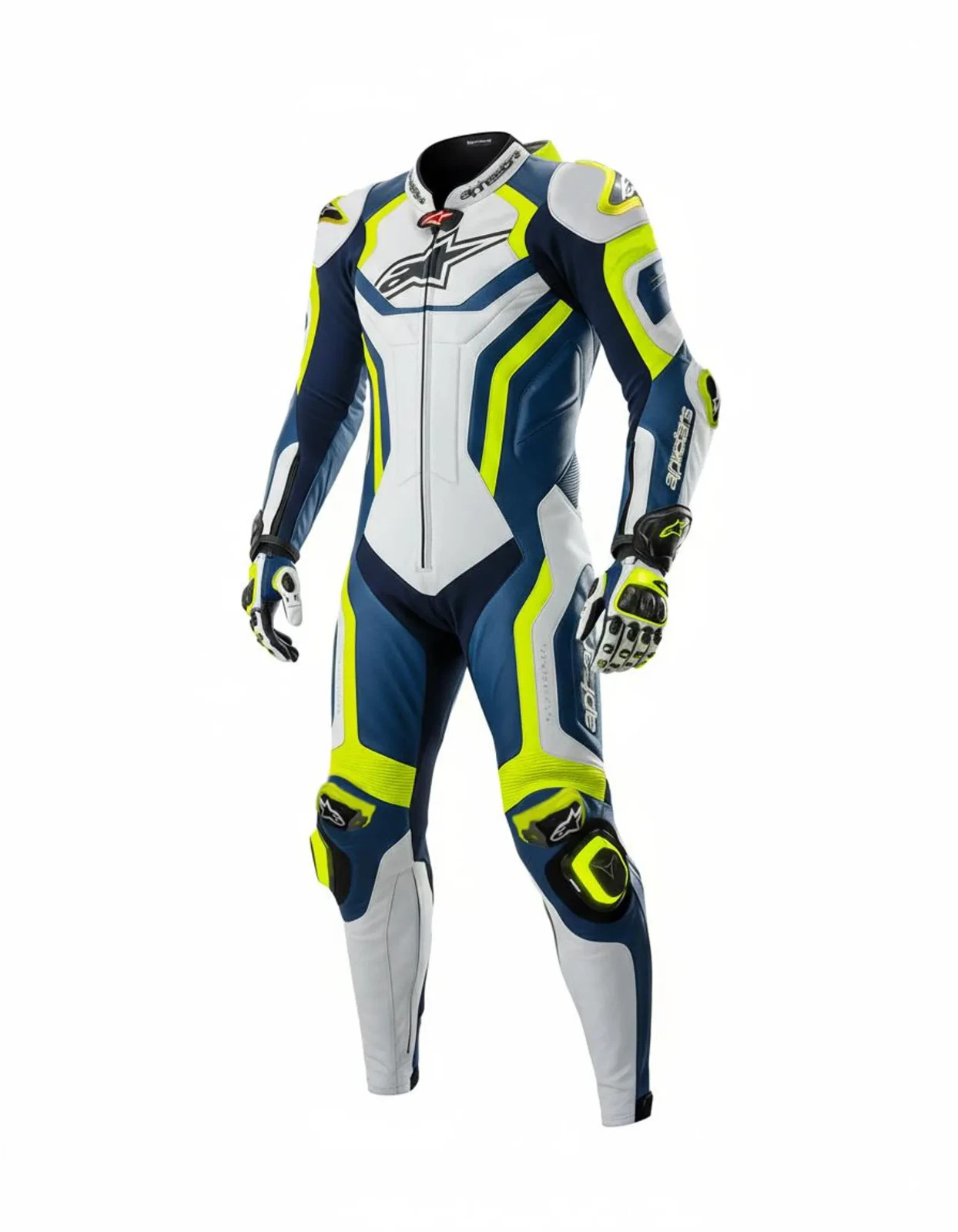 Alpinestars Leather Racing Suit 1 Piece Motorcycle Track Day Riding Suit Gear