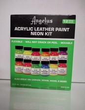 Angelus Acrylic Leather Paint 12 Colors Noen ...