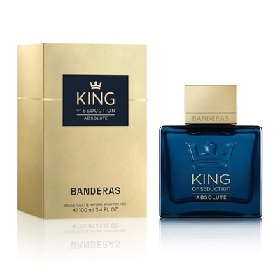 KING OF SEDUCTION ABSOLUTE BY ANTONIO BANDERAS 3.4 OZ EDT FOR MEN NEW IN BOX