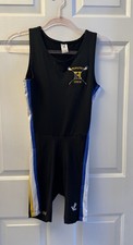 Hofstra Pride Crew Team Rowing Unisuit XS Black Blue White