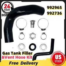 Fuel Fill & Vent Hose Master Kit, Vent Kit SS Clamps For Jeep CJ5 CJ6 1970-1975